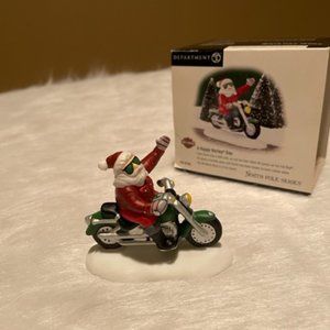 Dept 56, North Pole Series - Santa on Harley